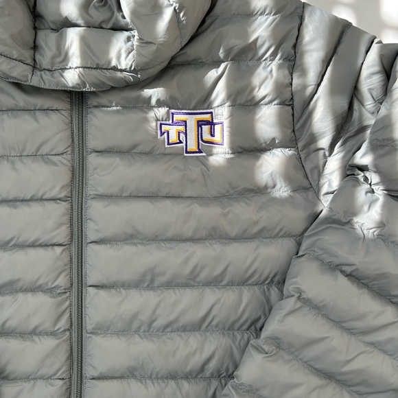 Tennessee Tech Golden Eagles Men's Gray Full-Zip Puffer Jacket Size L NWOT - Picture 2 of 8